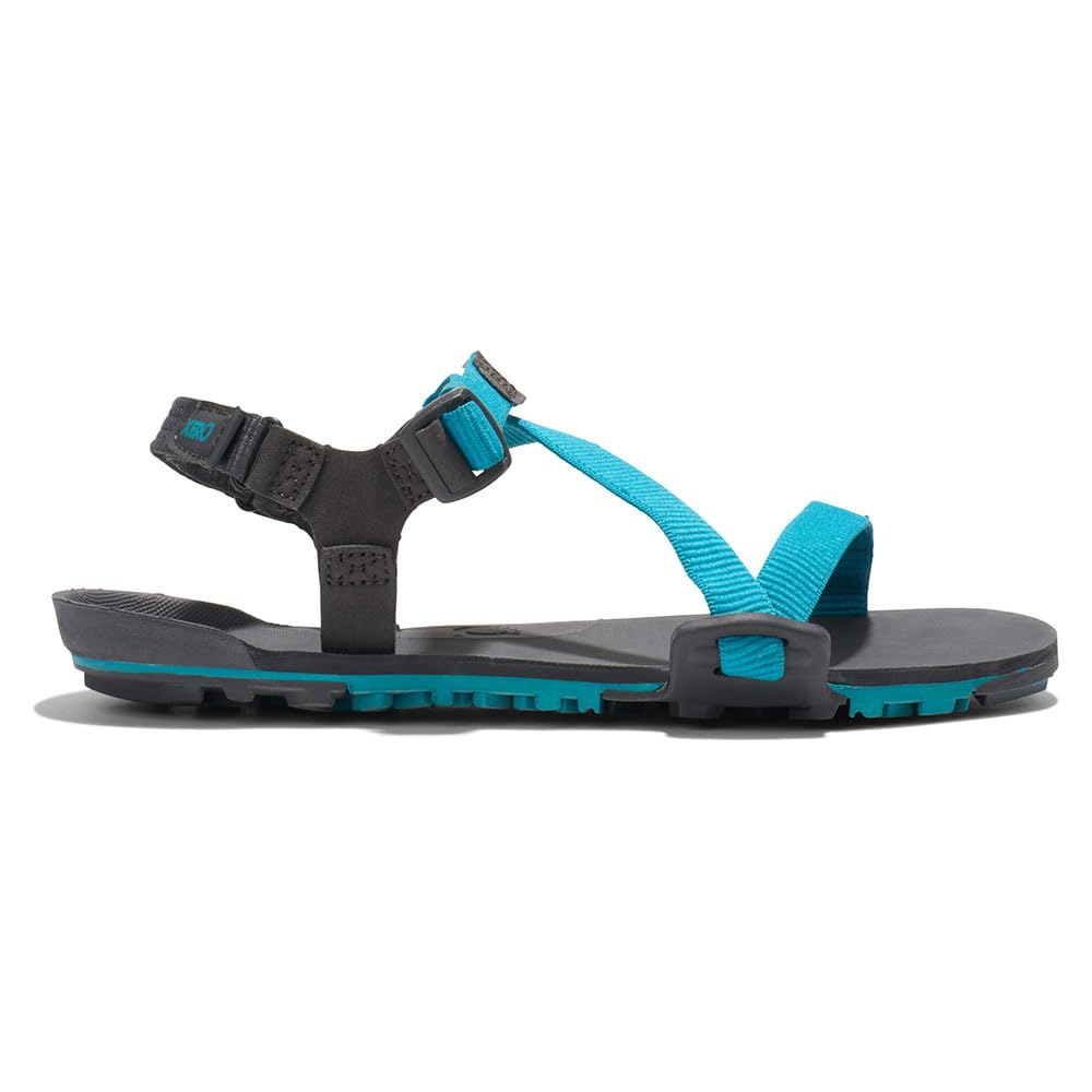 Xero Shoes Women's Z-Trail EV Barefoot Hiking Sandals, Lake Blue